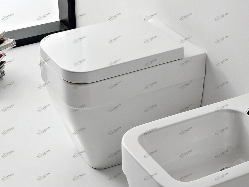 8303 Подвесной унитаз настенный Белый Scarabeo Ceramiche Next Италия