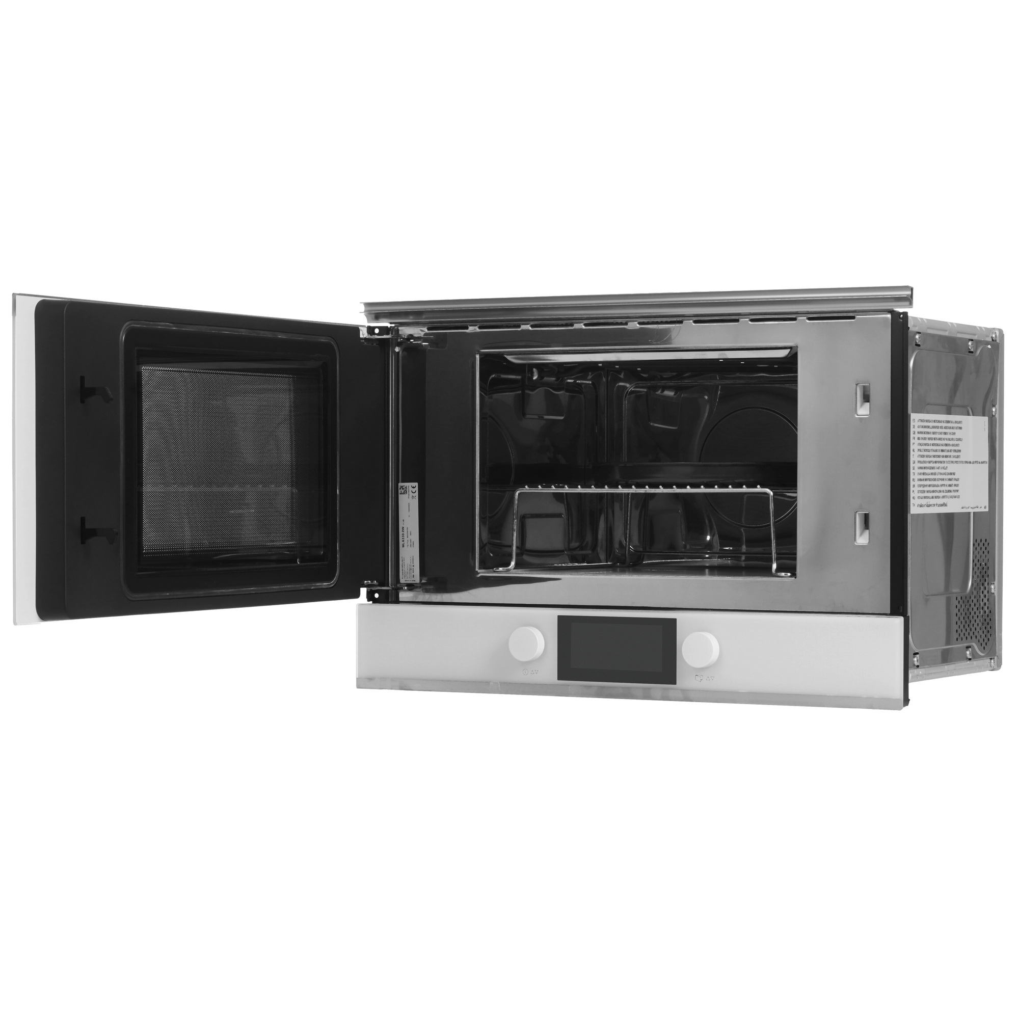 9256103 Встраиваемая микроволновая печь Kuppersbusch ML 6330.0 W1 Stainless steel белый STDN-0026641 - Вид №4