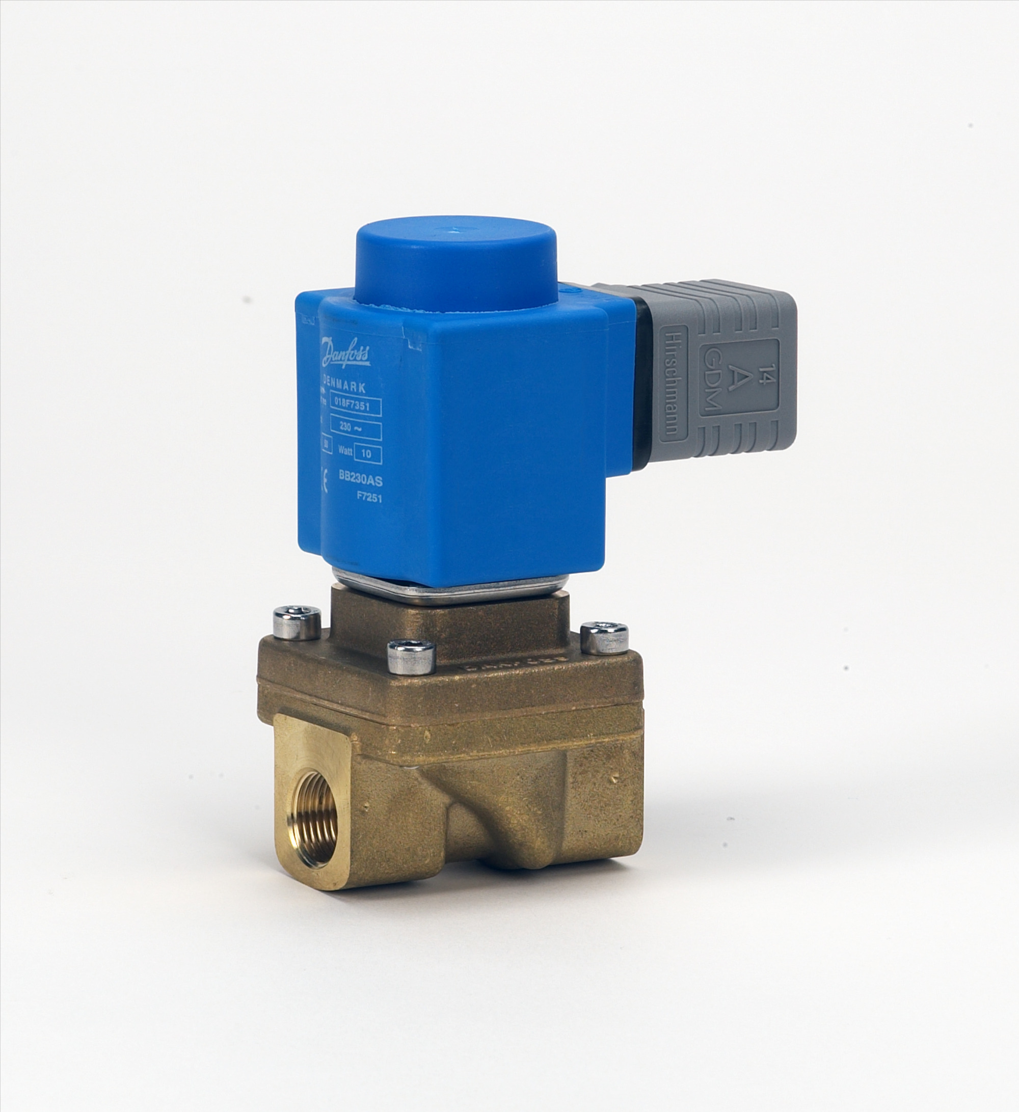 Danfoss EV250B — двухходовые электромагнитные клапаны с принудительным подъемом Клапан электромагнитный EV250B 032U158002  - Вид №1