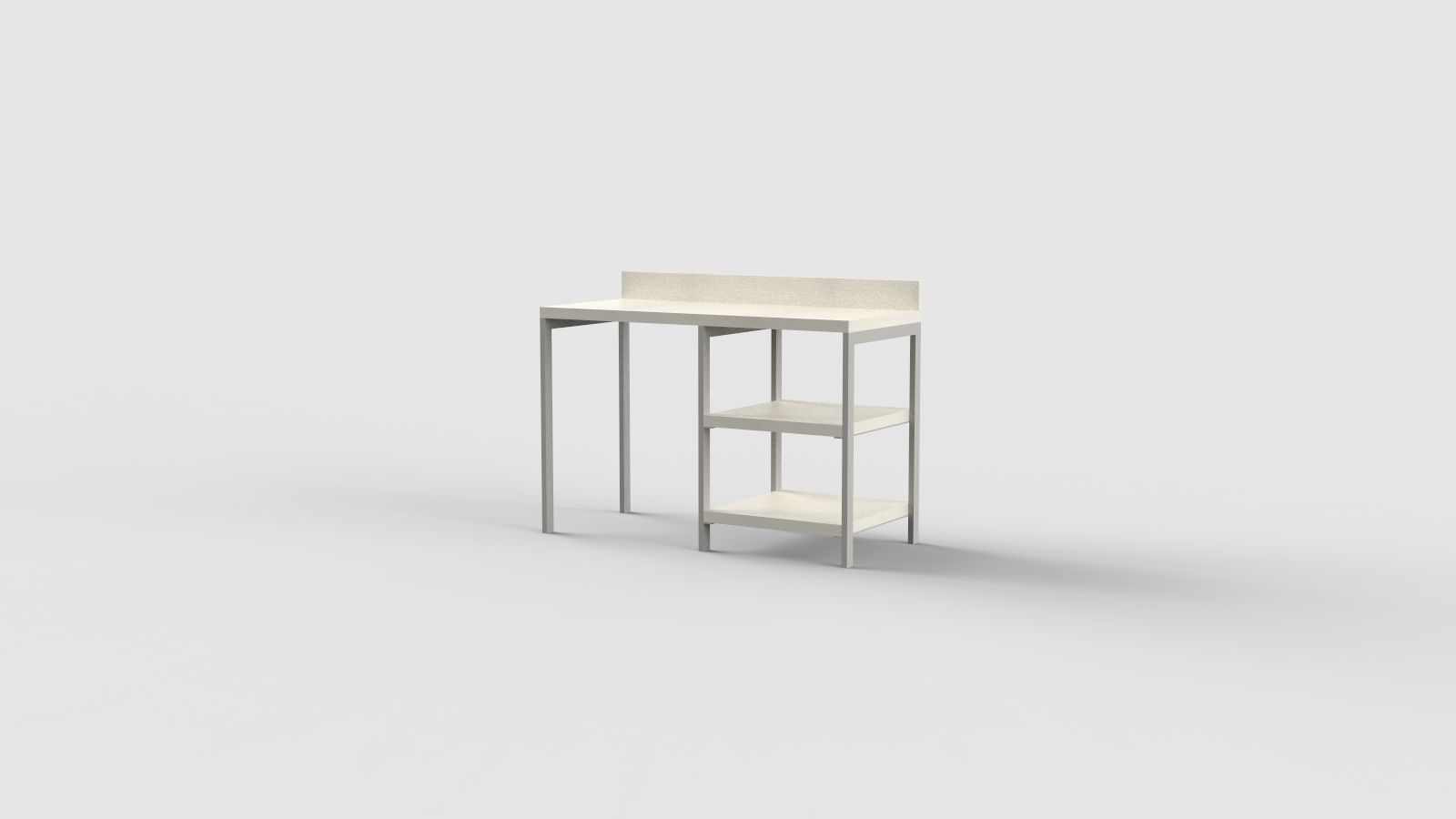 Прямоугольный стол с полками для контракта Mobilspazio ARCH-00076414 - Вид №27
