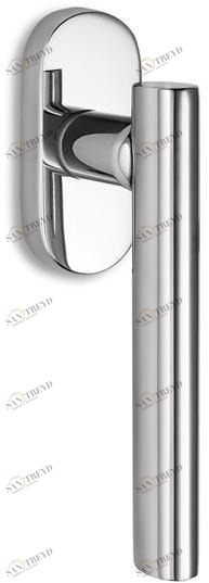 Ento Металлическая оконная ручка dk в современном стиле на розе Smart 4833bis 