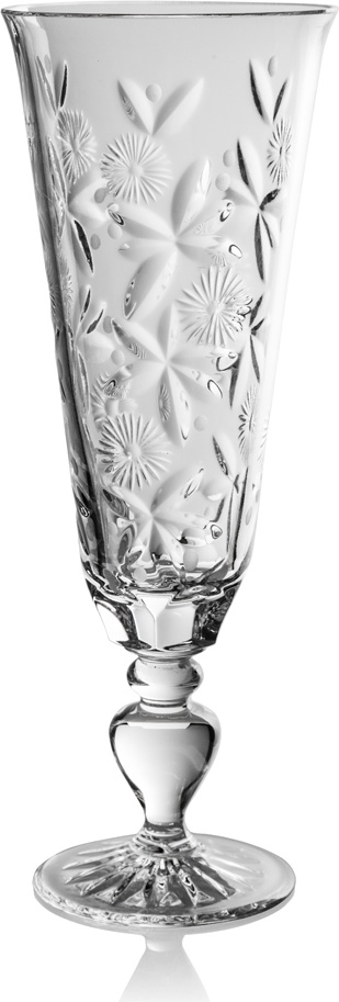 10624032 Шувалов Бокал 220мл "Свадебный" рисунок Ромашка Хрусталь 
