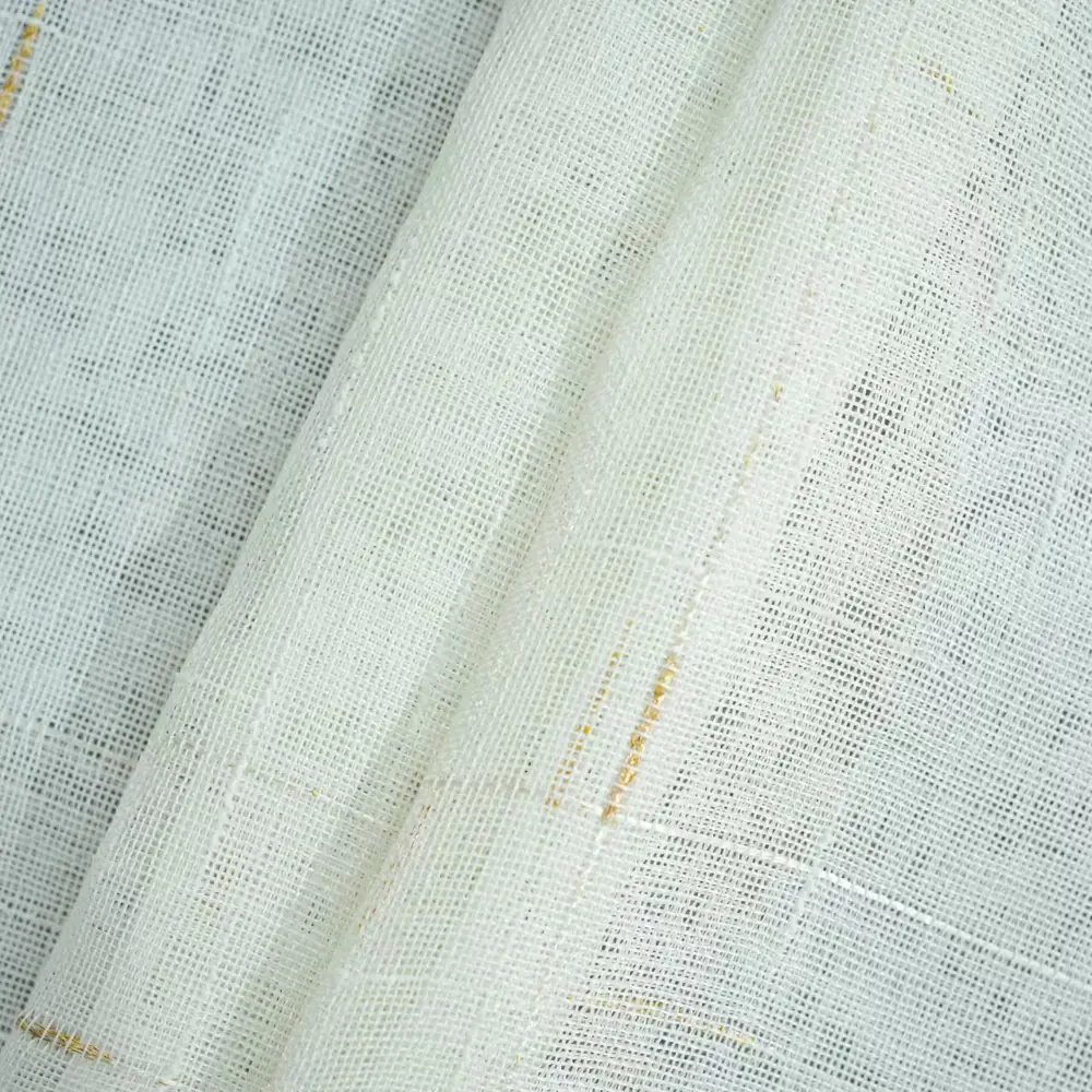 СТОЛИЦА ТЕКСТИЛЯ - Тюль лен молочный 280 см для гостиной 89389485 STLM-1572231