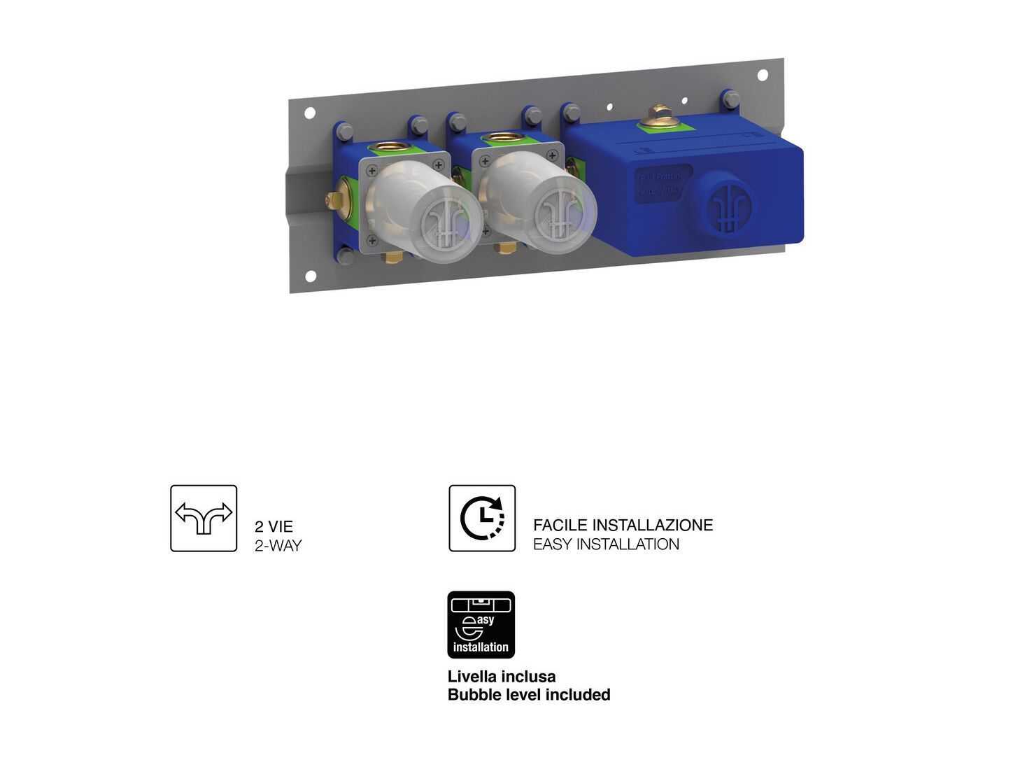 Встраиваемый корпус термостатического смесителя Rubinetterie Frattini 98600V2 ARCH-00095534 - Вид №1