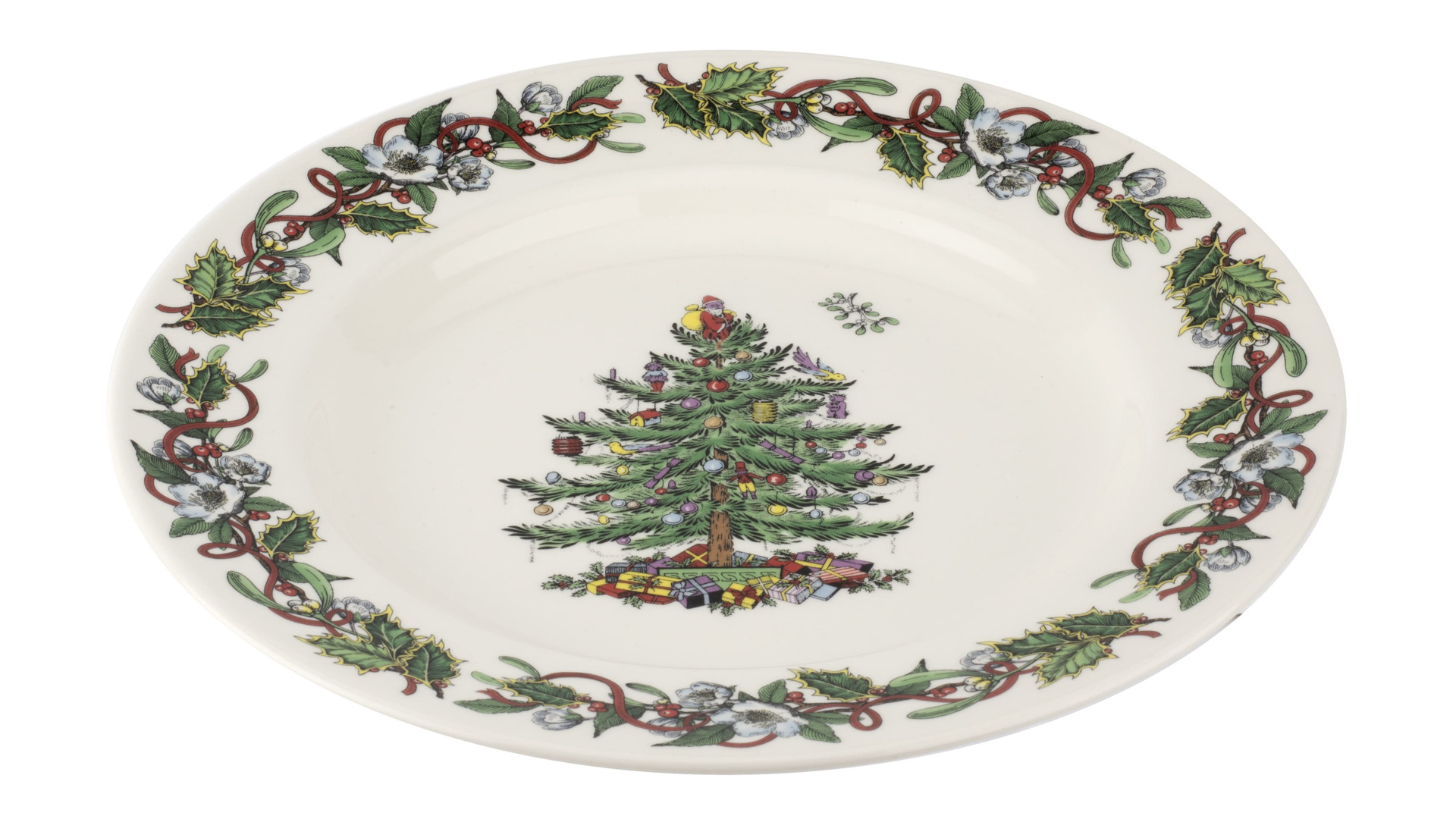 10667044 Spode Набор тарелок обеденных Spode Рождественская ель. Эксклюзив 27см, 4шт Фаянс  - Вид №3