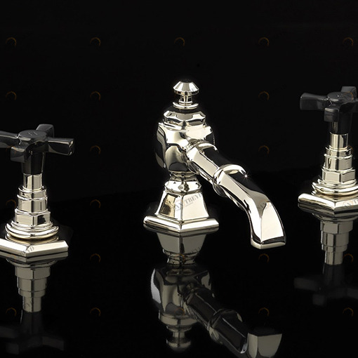 Смеситель для биде с 3 отверстиями ADJBCS14NK Devon Devon JUBILEE BLACK CROSS Devon&Devon