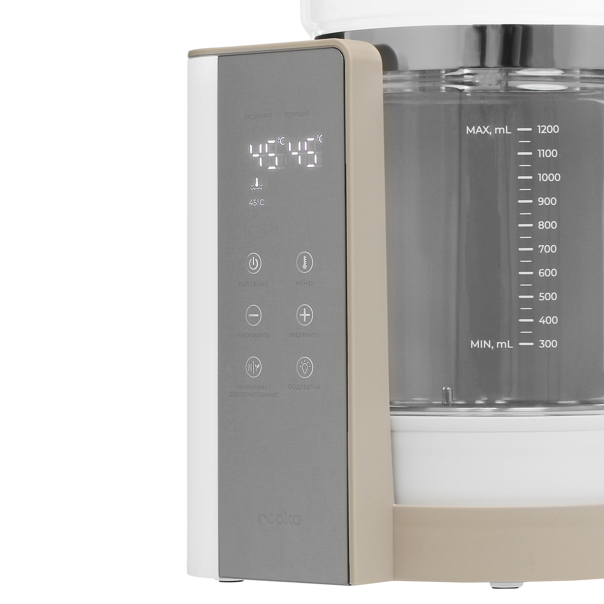 9977413 Электрочайник Reoka RKEK-06TSG белый STDN-0109689 - Вид №5