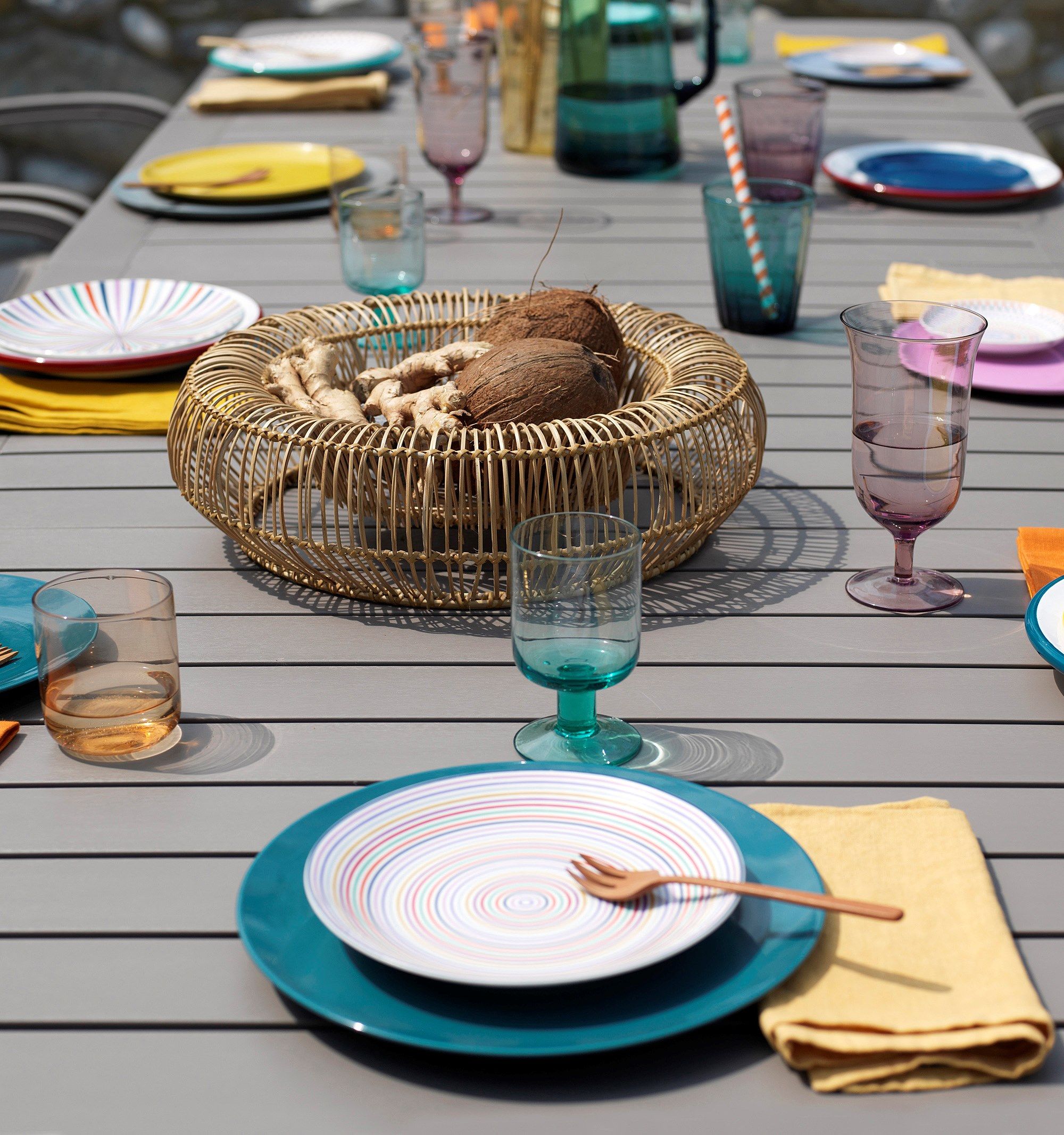 DurelTOP выдвижной прямоугольный садовый стол Nardi Лавр-Пальма ARCH-00000554 - Вид №2