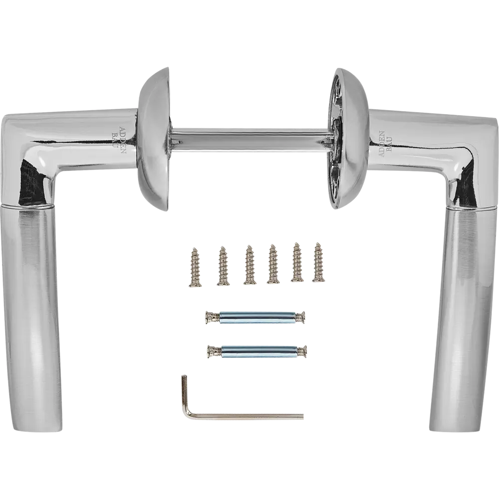 Дверные ручки Edson EDS-A117-01, без запирания, цвет матовый хром STLM-2148573 - Вид №1