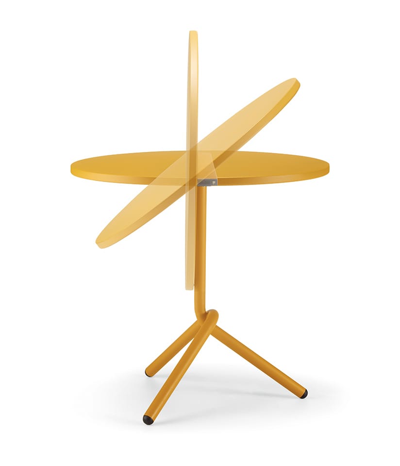 Круглый стол с откидным верхом из листового металла COLOS ARCH-00010106 - Вид №1