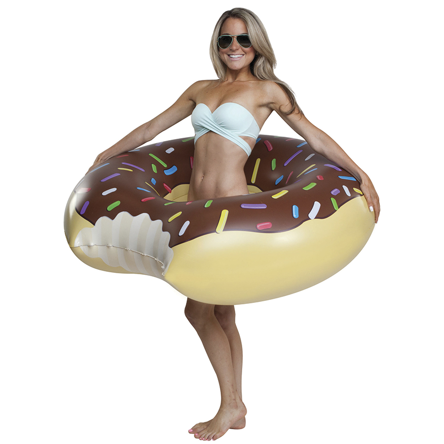 BMPF-0008 Круг надувной , chocolate donut BigMouth  - Вид №5