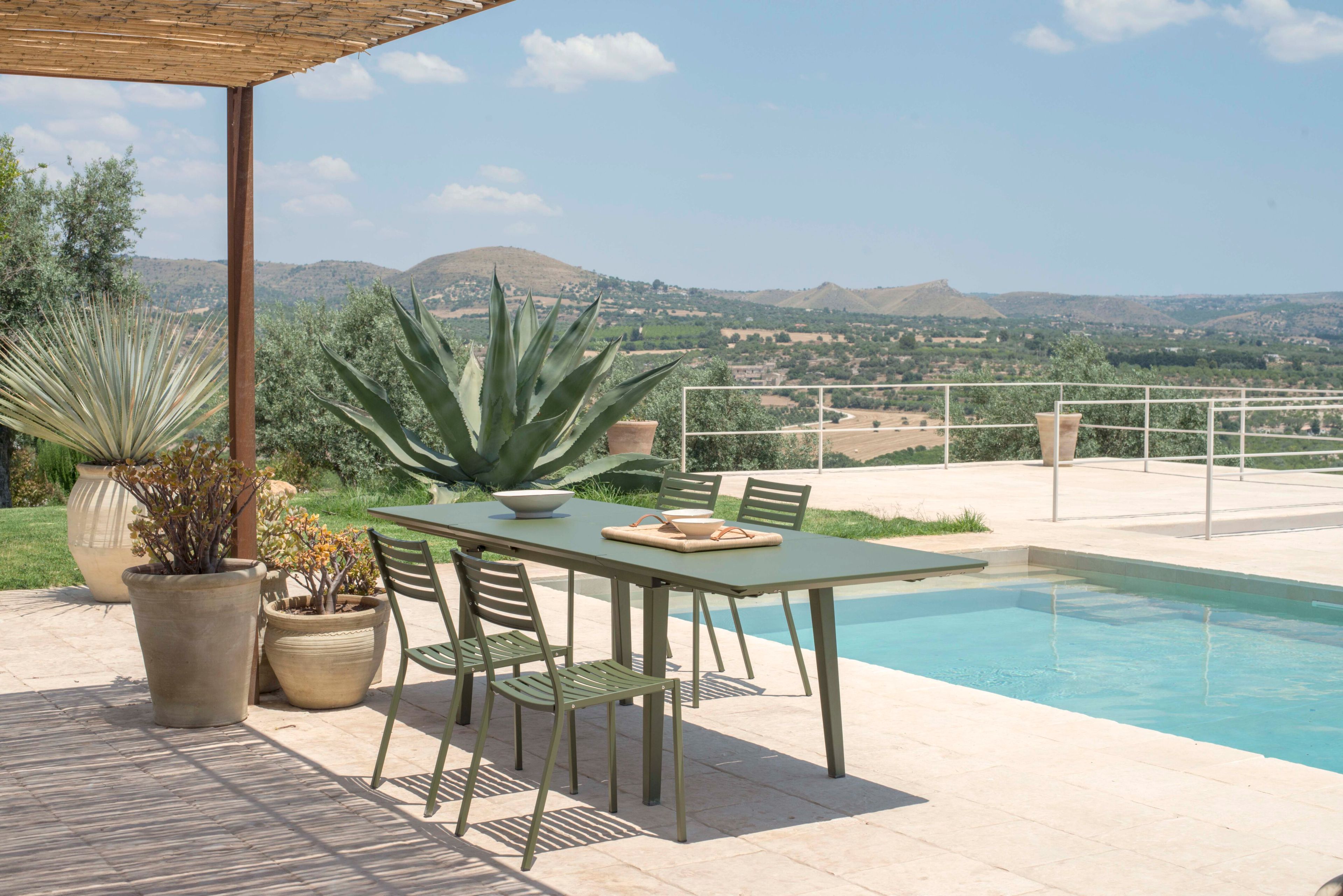 Стальной выдвижной прямоугольный садовый стол emu Plus4 ARCH-00110899 - Вид №16