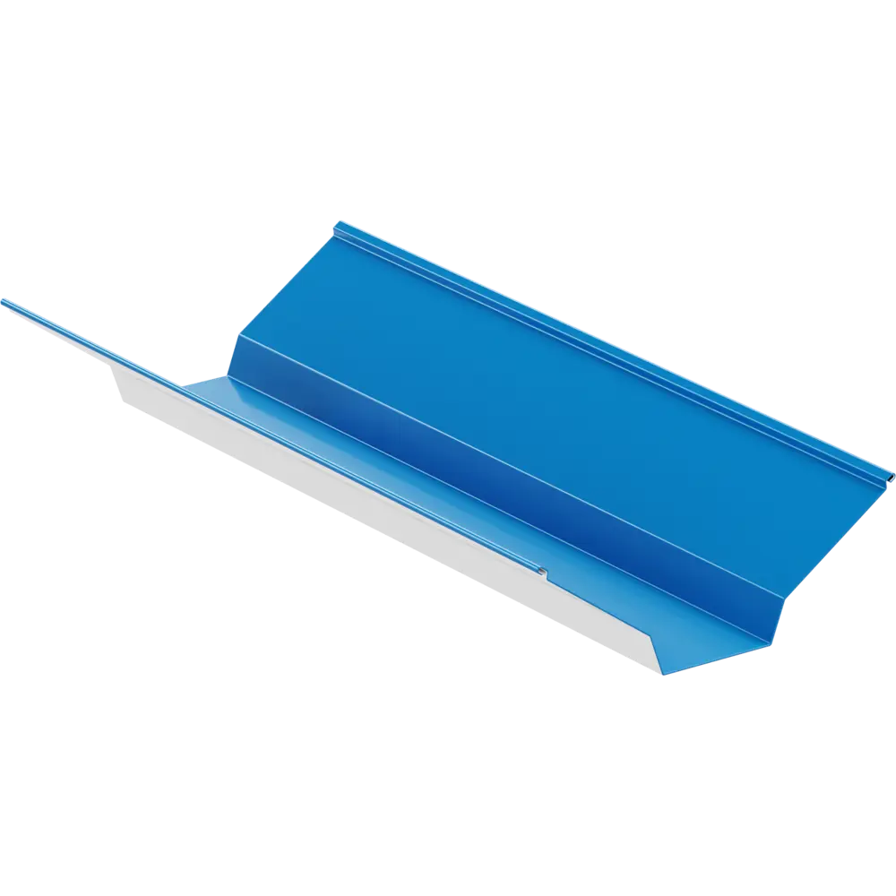 Ендова верхняя 115x30x115 мм 2 м 0.4 мм RAL 5005 синий 86778595 STLM-2142782 ВЕГА 