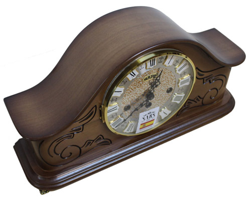 Часы настольные коричневые орех Sars SARS ДИЗАЙНЕРСКИЕ 00-3967458 Коричневый  - Вид №1