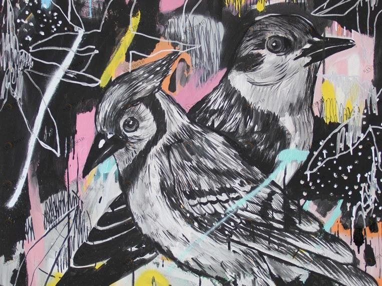 MOMENTI Авторский художественный принт Crazy home paintings Re-012