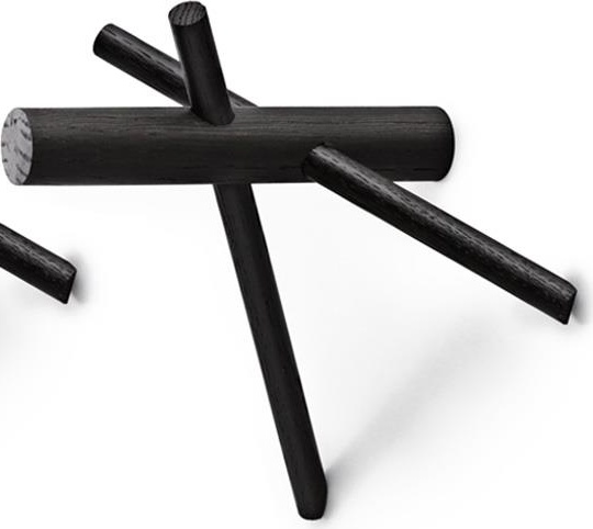 380500 Крючки для палочек - 2 шт. Black Normann Copenhagen 