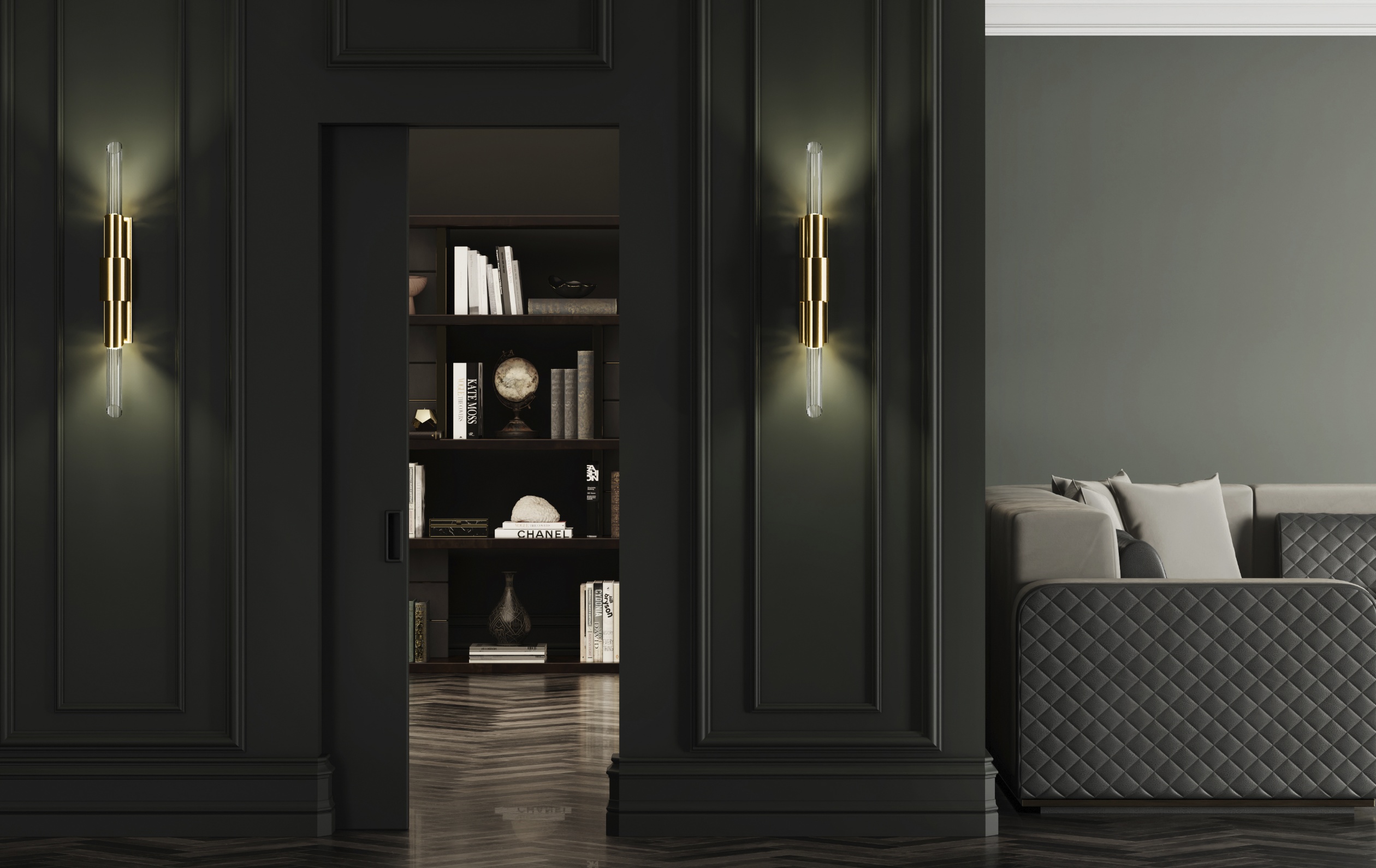 Маленькая настенная лампа XS LUXXU Tycho 196 - Вид №5