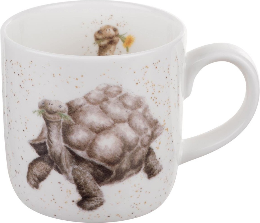 10597012 Royal Worcester Кружка Royal Worcester "Забавная фауна", "Черепаха" 310мл Фарфор костяной 