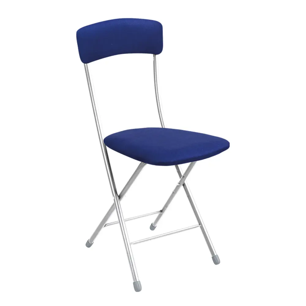 Стул складной Haushalt HC1/BL 39.5x93x54.5 см ножки металл/серый сиденье текстиль цвет синий 89352536 STLM-2202555 Santreyd  - Вид №1
