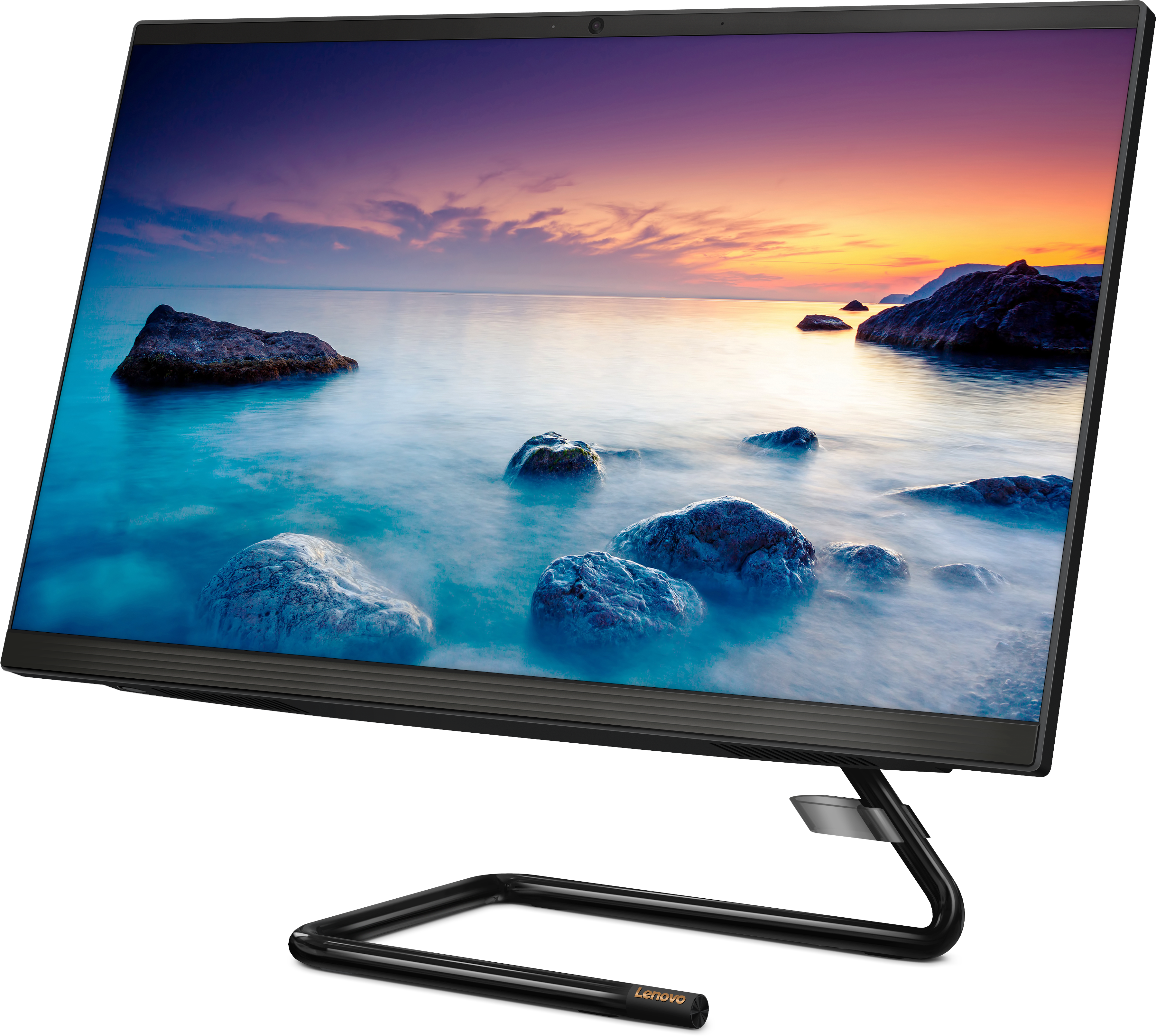 F0E800FVRK ideacentre aio a340-24iwl 23.8"(1920x1080 ips)/intel core i3 10110u(2.1ghz)/8192mb/1000gb/dvdrw/int:intel uhd graphics 620/bt/wifi/war 1y/5.87kg/black/dos + клавиатура, мышь usb Lenovo Santreyd  - Вид №4