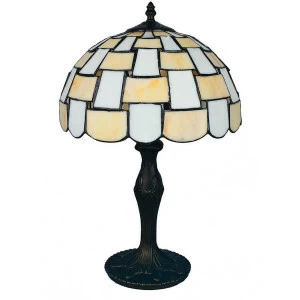 Настольная лампа Omnilux OML-80104-01 OMNILUX ВИТРАЖ 191450 Бежевый;голубой;черный