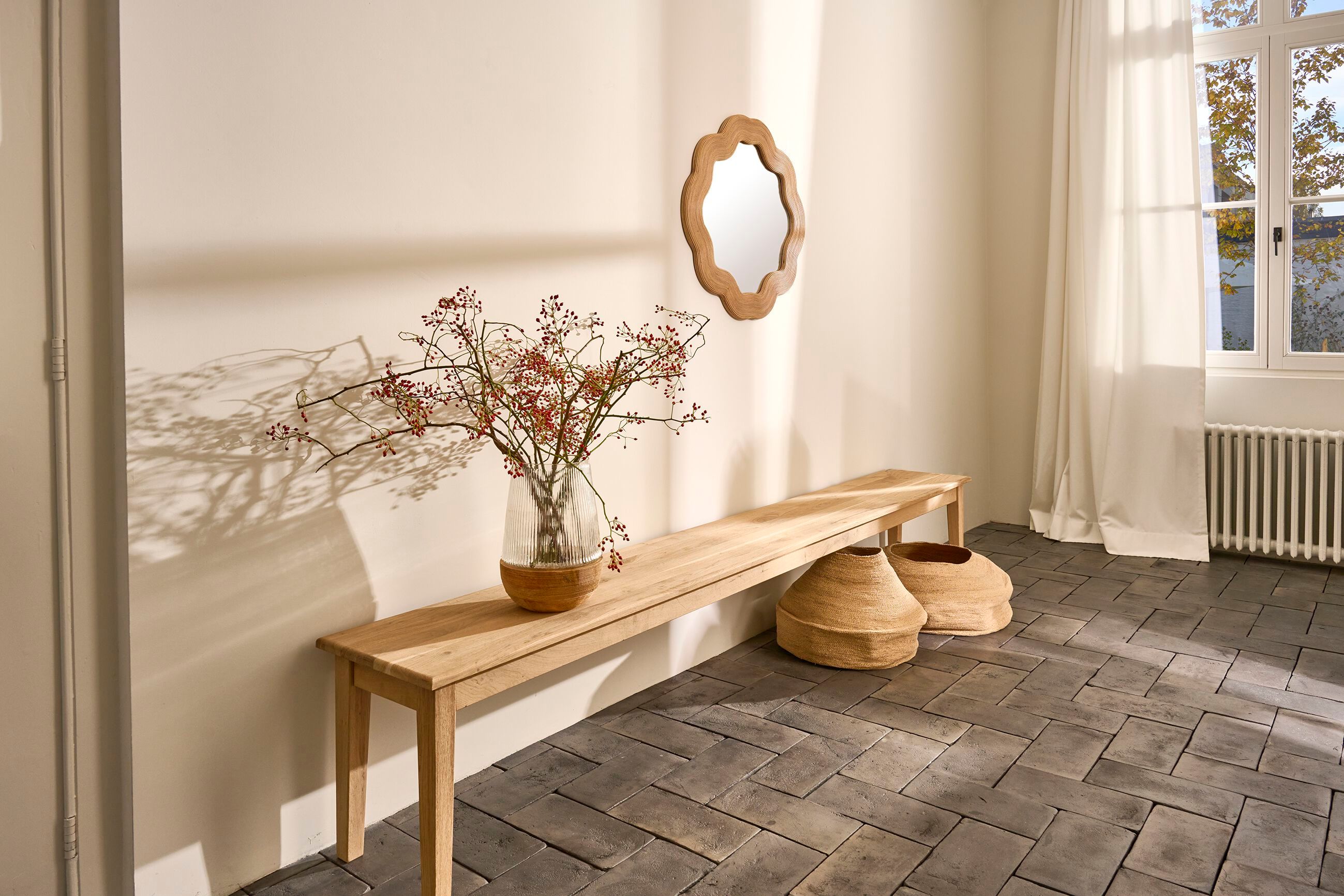 Ротанг круглое зеркало POMAX REFLET ARCH-00097027 - Вид №4