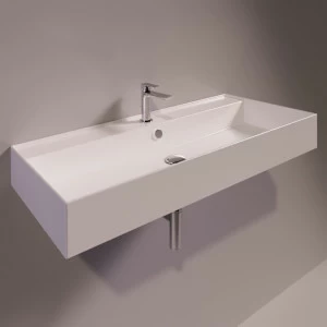 AG101BIANCO Подвесная раковина настенная прямоугольная Simas Agile белая