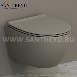 MDS04CC Подвесной унитаз настенный Белый Ceramica Globo 4ALL Италия