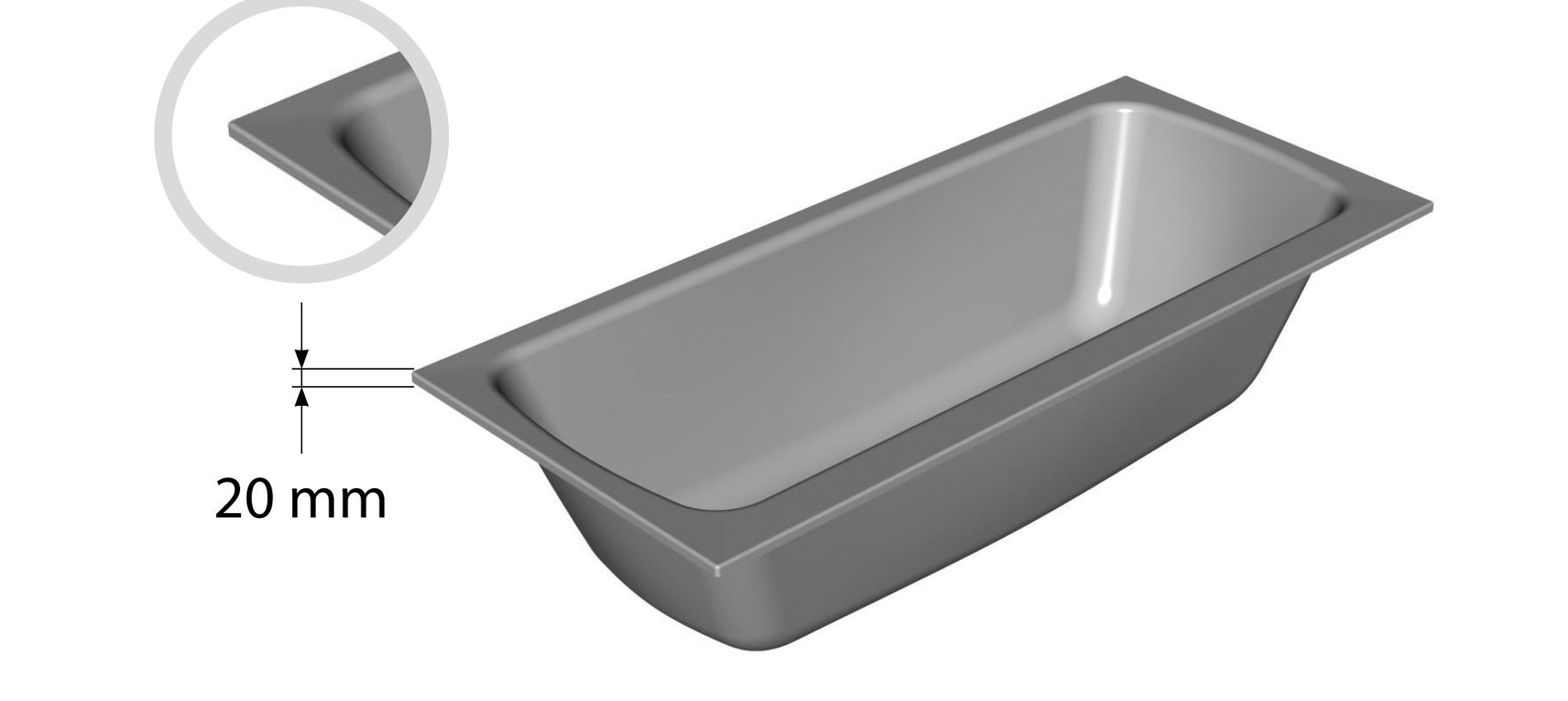 Акриловая ванна Kolpa-San Bell 00935 хромотерапия Словения - Вид №2