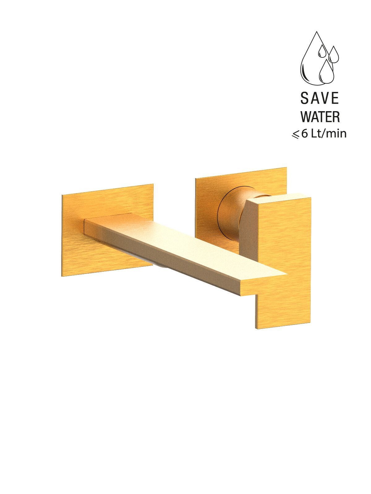 Настенный смеситель для раковины с ограничителем расхода Rubinetterie Frattini Vita Due ARCH-00078238 - Вид №48