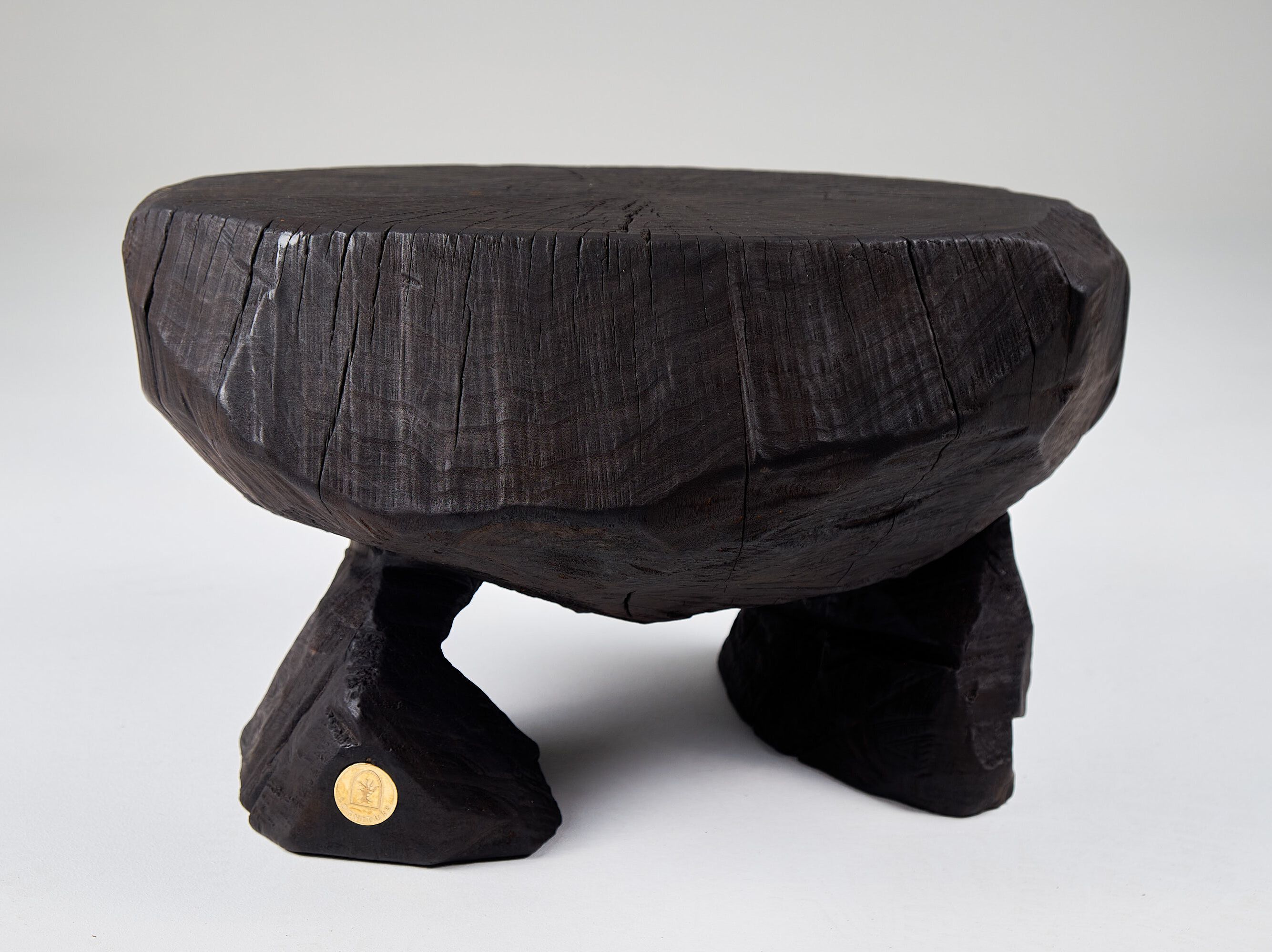 Круглый журнальный столик из дуба Logniture Jownik ARCH-00052720 - Вид №1