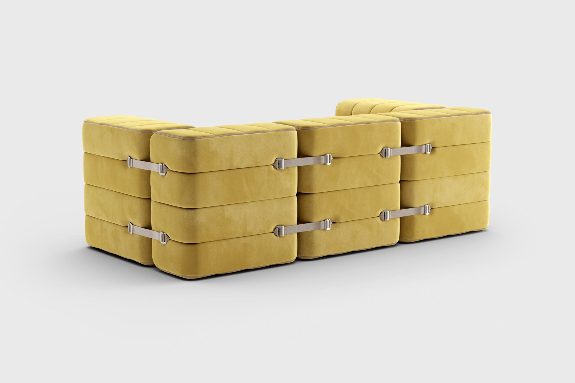 2-местный модульный тканевый диван AMBIVALENZ Curt ARCH-00014104 - Вид №1