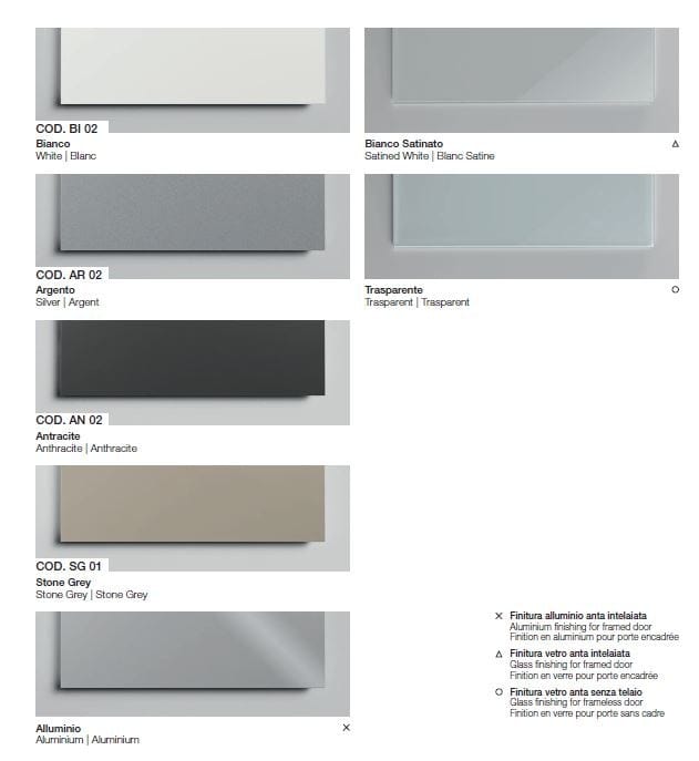 Высокий офисный шкаф из дерева и стекла с распашными дверями Las Mobili универсальные контейнеры Evo ARCH-00075869 - Вид №8