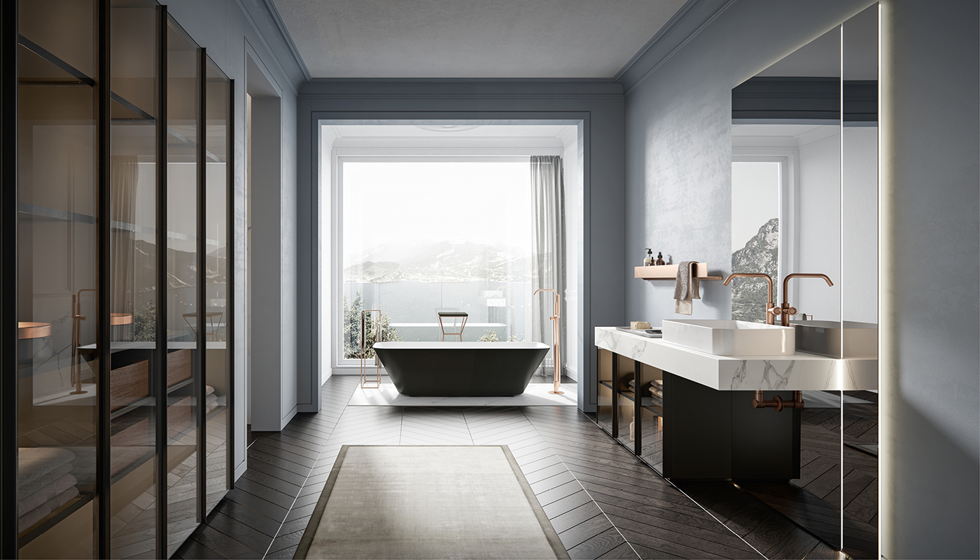 Edone ДВЕРЬ С АЛЮМИНИЕВОЙ РАМОЙ доступен в четырех вариантах отделки sun-id-2009026 - Вид №3