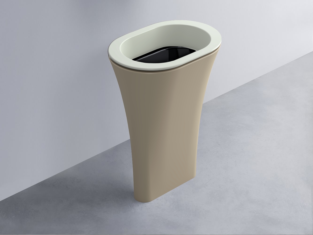 AMLA65-PM+AMPILO-N+AMCOLO-AV Раковина Amedeo Ovale отдельностоящая cielo Enjoy + Amedeo Ceramica Cielo