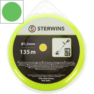 Леска для триммера Sterwins ø1.5 мм 135 м круглая