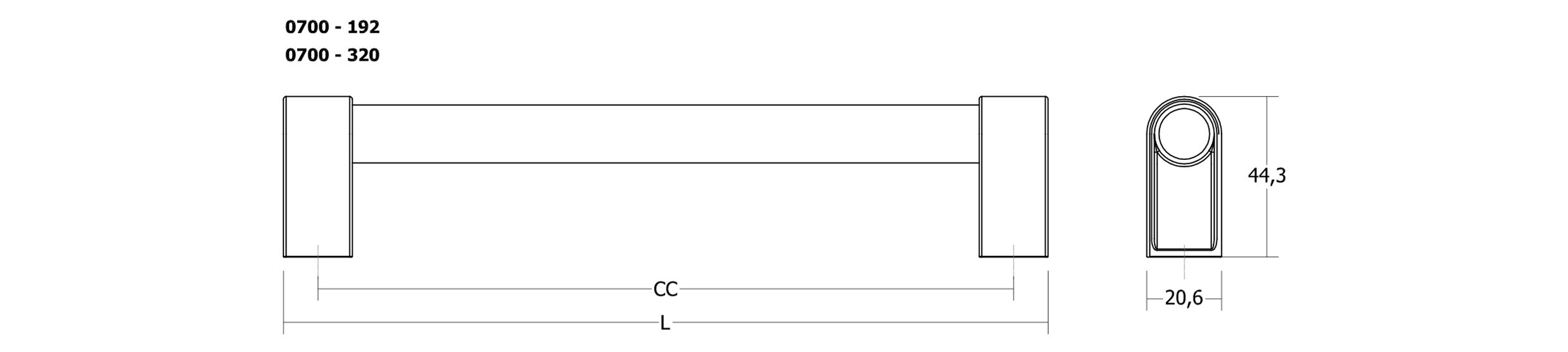 Алюминиевая палуба мебельная ручка Viefe Кейси ARCH-00070736 - Вид №7