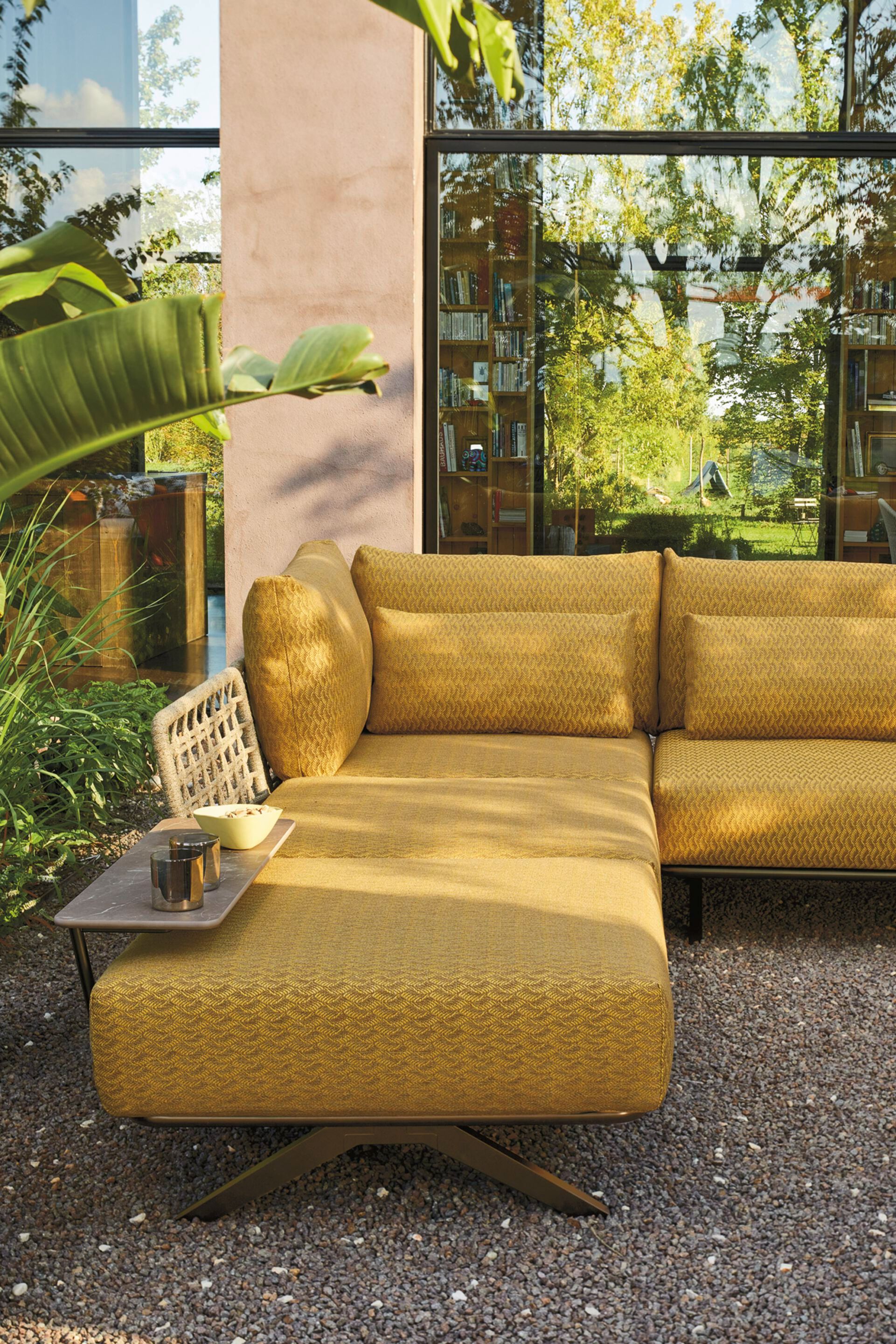 2-местный тканый диван из полиэстера Roberti Armàn ARCH-00125466 - Вид №2