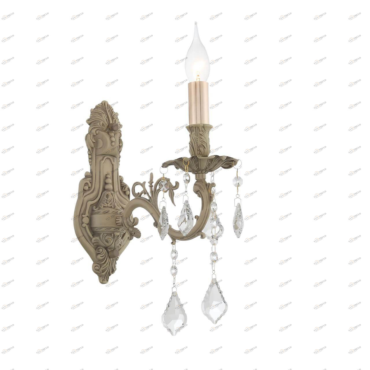 Бра настенное бронзовое ST Luce Ornatole SL174.501.01 ST LUCE СВЕЧА 00-3929281 Бронза 