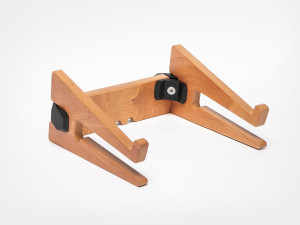 Настольная подставка для процессора и ноутбука из березы