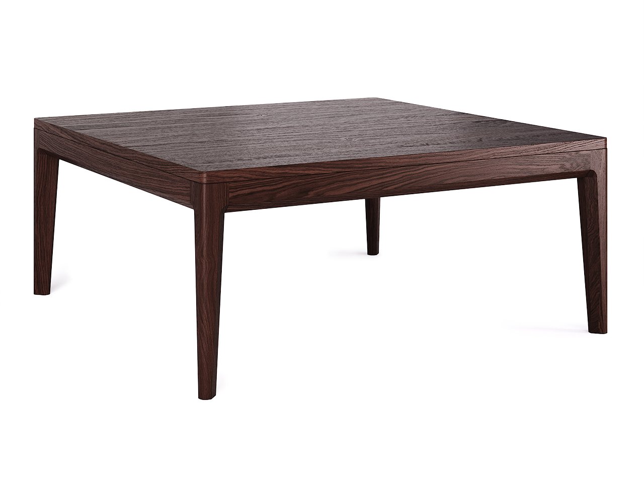 Журнальный столик квадратный 80 см темный дуб Case №2 THE IDEA  210088 Коричневый  - Вид №1