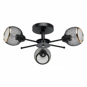 Люстра черная потолочная 3 лампы De Markt City "Вита" 220011903 DE MARKT ВИТА 00-3833613 Черный