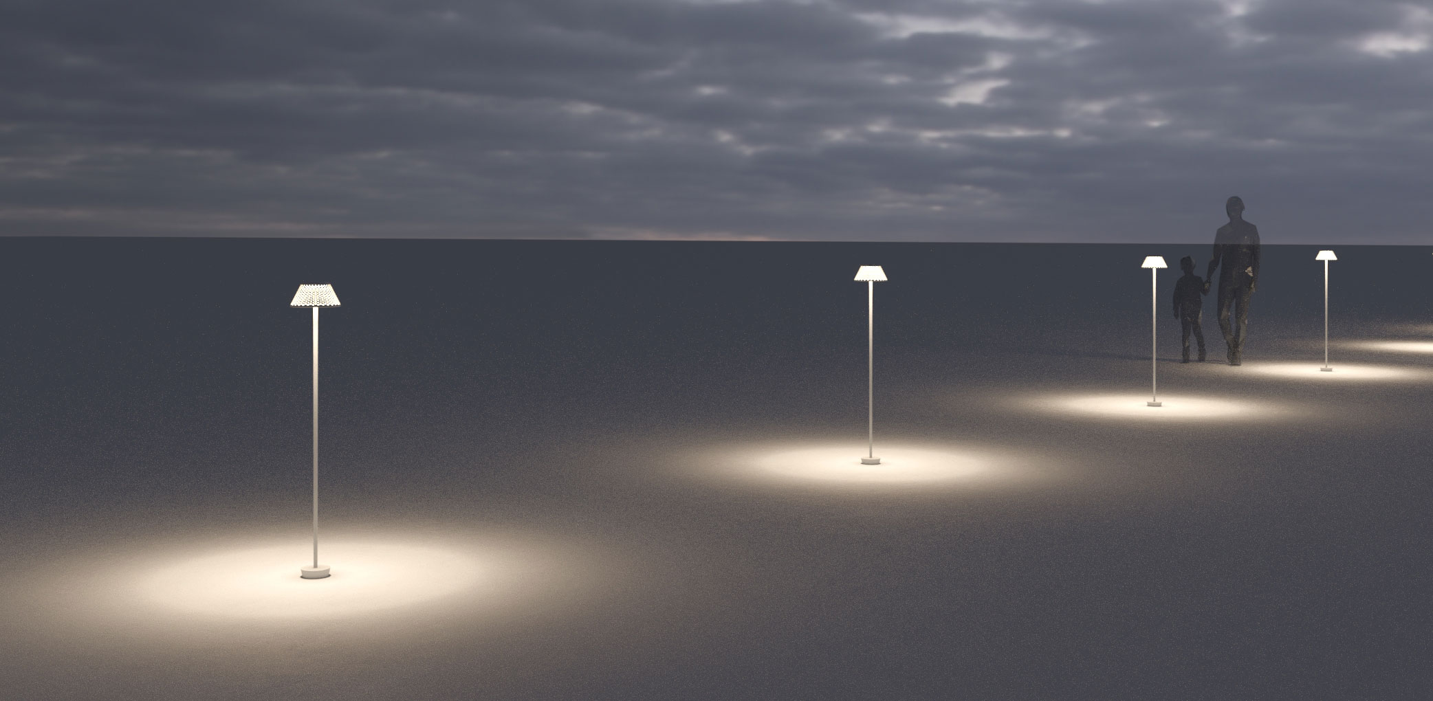 3240366 Мобильный светильник Platek MESH Paletto  MESH h. 1200 mm - LED 4000K 87°  - Вид №7