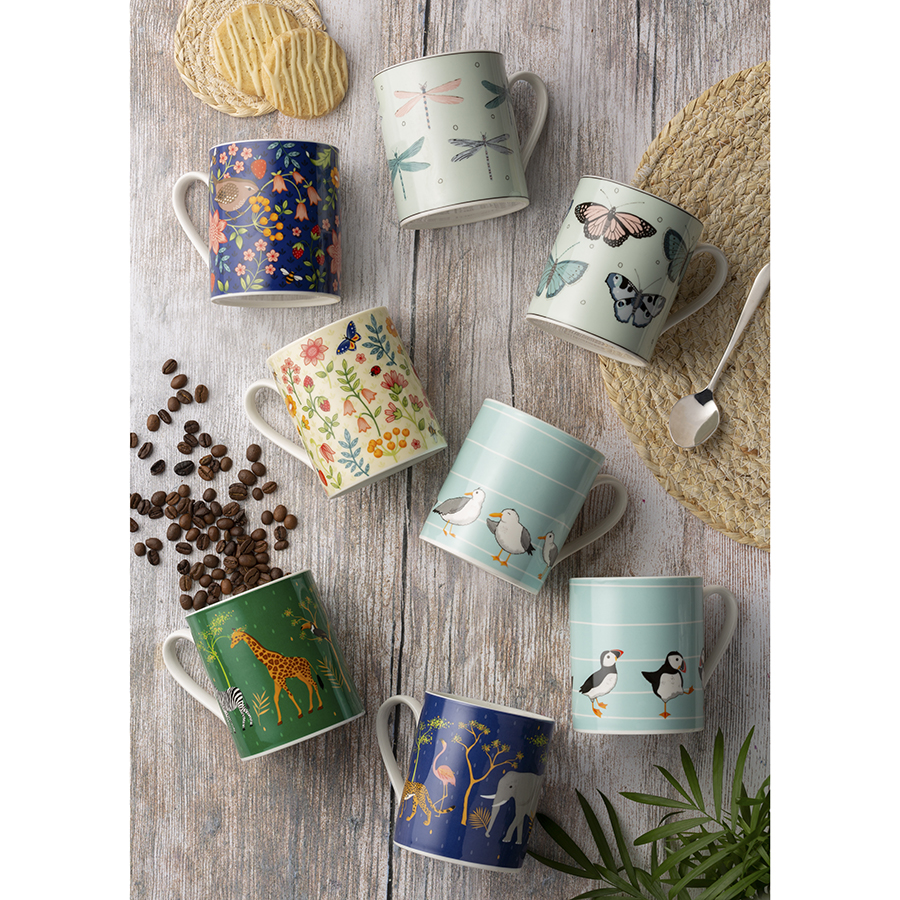 P_0059.294P Кружка sea birds Тупики 380 мл Price&Kensington  - Вид №1