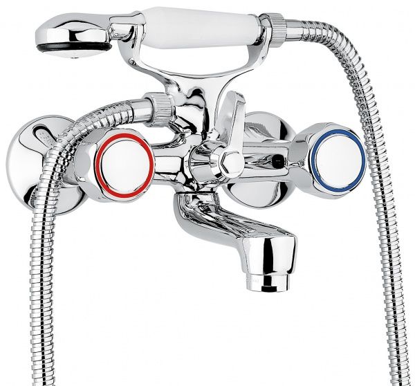 15011CR Смеситель Sole с ручным душем для ванной, цвет хром EMMEVI