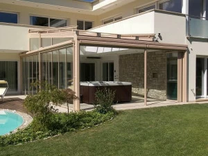 FRUBAU Безрамная раздвижная стеклянная дверь Panoramline®