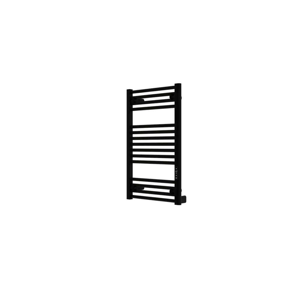 Полотенцесушитель электрический Rifar D-Line 500x800 мм 160 Вт с терморегулятором лесенка цвет черный 89443689 STLM-2156688 