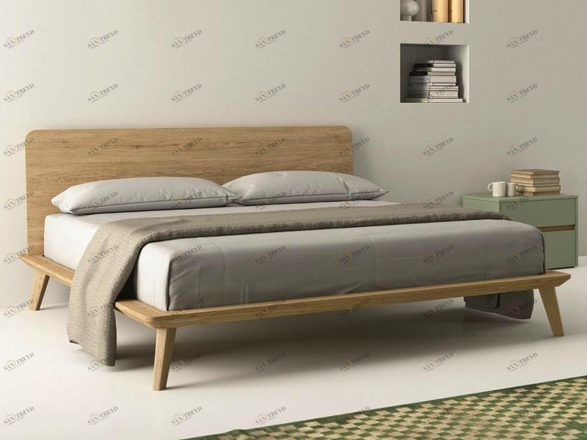 Dall'Agnese Двуспальная кровать из дуба Letti legno sun-id-1387704