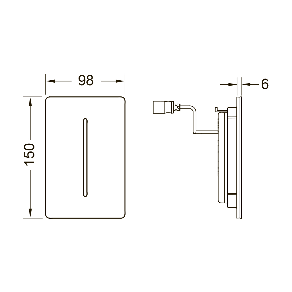 9242032 filo-Solid электронные системы смыва Tece  - Вид №1