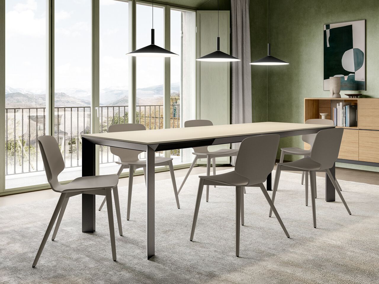 Прямоугольный обеденный стол Santalucia Mobili Homy ARCH-00032000 - Вид №3